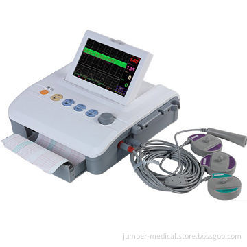 7-inch Fetal Monitor with Tocodynagraph, Phonocardiograph and Printer, CE Certified